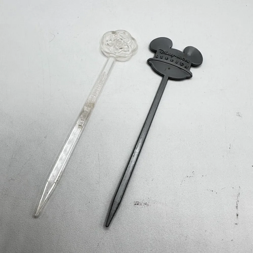 VINTAGE BAR DRINKS SWIZZLE STICK WALT DISNEY WORLD Epcot MGM Hors D’oeuvre Pick